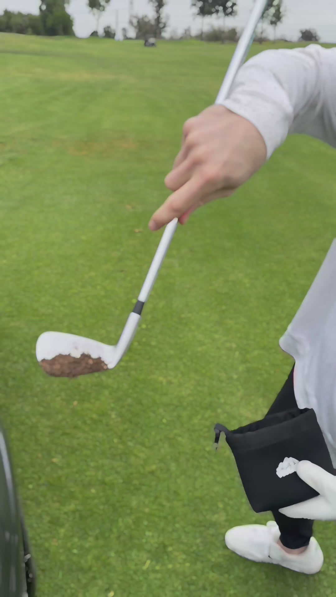 Premium Golf Club Cleaning Waterproof Pouch & Brush Set